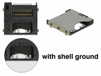 Delock Connector CFexpress Slot Type A metal (with EMI shielding finger)