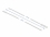 Delock Beaded Cable Tie reusable L 310 x W 4.5 mm white 10 pieces