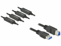 Delock Aktives USB 3.2 Gen 1 Kabel USB Typ-A zu USB Typ-B 20 m