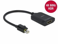 Delock Mini DisplayPort to HDMI adapter with latch 4K 60 Hz active