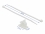 Delock Cable Clamp 37 x 18 mm with Cable Tie L 300 x W 4.8 mm white