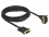 Delock DVI Cable 18+1 male to 18+1 male angled 3 m