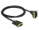 Delock DVI Cable 18+1 male to 18+1 male angled 2 m