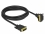 Delock DVI Cable 24+1 male to 24+1 male angled 2 m