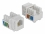 Delock Keystone Module RJ12 jack > LSA Cat.3 UTP white