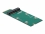 Delock Adapter M.2 Key B+M to Mini PCIe slot (PCIe / USB)