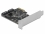 Delock 2 port SATA PCI Express Card - Low Profile Form Factor