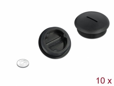 Delock Sealing Plug M40 x 1.5 black 10 pieces