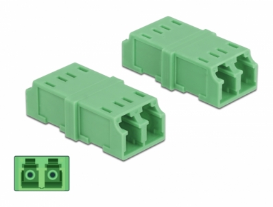 Delock Coupler LC Duplex female to LC Duplex female 4 pieces