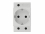 Delock Power Socket with a Side Grounding Contact for DIN Rail 5 piecec