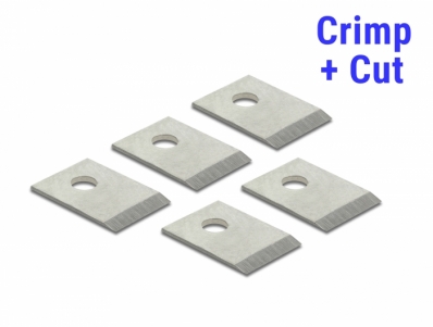 RJ45 Crimp+Cut Blade Set 5 pieces for Delock 86450