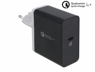 Delock USB Charger 1 x USB Type-C™ PD 3.0 / Qualcomm® Quick Charge™ 4+ with 27 W