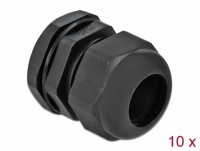 Delock Cable Gland PG25 10 pieces black