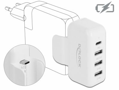 Delock Adapter for Apple power supply with PD and QC 3.0
