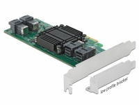 Delock PCI Express x8 Card to 4 x internal SFF-8643 NVMe - Low Profile Form Factor