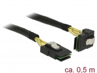 Delock Cable Mini SAS SFF-8087 > Mini SAS SFF-8087 angled 0.5 m