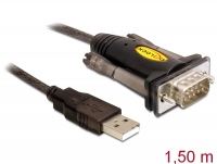 Delock Adapter USB 2.0 Type-A > 1 x Serial DB9 RS-232