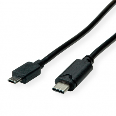 ROLINE USB 2.0 Cable, C - Micro B (reversible), M/M, 3.0 m