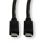 ROLINE USB 3.2 Gen 2 Cable, PD (Power Delivery) 20V5A, with Emark, C-C, M/M, bla