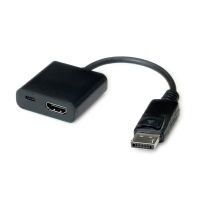 VALUE Cableadapter, v1.2, HDMI F - DP M
