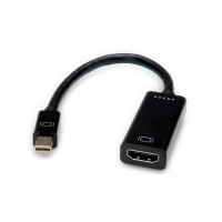 VALUE Cableadapter, v1.2, MiniDP M - HDMI F