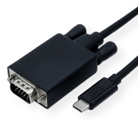 VALUE USB Type C - VGA Cable, M/M, 1 m