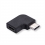 VALUE Adapter, USB 3.2 Gen 2, Type C - C, M/F, 90° Angled, black