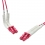 VALUE Fibre Optic Jumper Cable, 50/125µm, LSOH, LC/LC, OM4, Flex boots, 2 m