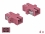 Delock Optical Fiber Coupler SC Simplex female to SC Simplex female Multi-mode 4 pieces violet