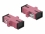 Delock Optical Fiber Coupler SC Simplex female to SC Simplex female Multi-mode 4 pieces violet