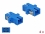 Delock Optical Fiber Coupler SC Simplex female to SC Simplex female Single-mode 4 pieces blue