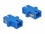 Delock Optical Fiber Coupler SC Simplex female to SC Simplex female Single-mode 4 pieces blue