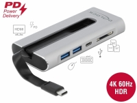 Delock USB Type-C™ Docking Station 4K - HDMI / USB 3.2 / SD / LAN / PD 3.0