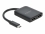 Delock USB Type-C™ Splitter (DP Alt Mode) to 2 x DisplayPort MST / VXP