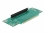 Delock Riser Card PCI Express x16 to x16 left insertion - Slot height 53.9 mm