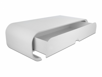 Delock Monitor Stand with Drawer white
