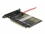 Delock PCI Express x16 Card to 5 x internal M.2 Key B / SATA