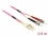 Delock Cable Optical Fibre LC to ST Multi-mode OM4 0.5 m