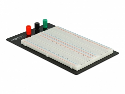 Delock Experimental Breadboard with base plate 1260/400 contacts