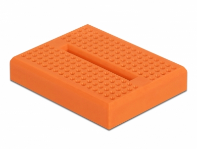 Delock Experimental Mini Breadboard 170 contacts orange