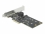 Delock 3 port SATA and 2 slot M.2 Key B PCI Express x4 Card - Low Profile Form Factor