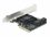 Delock 5 port SATA PCI Express x4 Card - Low Profile Form Factor