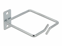 Delock Cable bracket 80 x 80 mm with laterally offset mounting plate metal