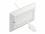 Delock Cable Management Cover 146 x 86 mm with white Brush Strips