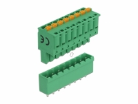 Delock Terminal block set for PCB 8 pin 5.08 mm pitch vertical