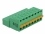 Delock Terminal block set for PCB 8 pin 5.08 mm pitch vertical