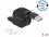 Delock Retractable Cable EASY-USB 2.0 Type-A to EASY-USB 2.0 Type Micro-B black
