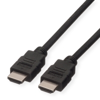 ROLINE HDMI High Speed Cable + Ethernet, LSOH, M/M, black, 1.5 m