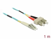 Delock Cable Optical Fibre LC to SC Multi-mode OM3 1 m