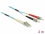 Delock Cable Optical Fibre LC to ST Multi-mode OM3 2 m